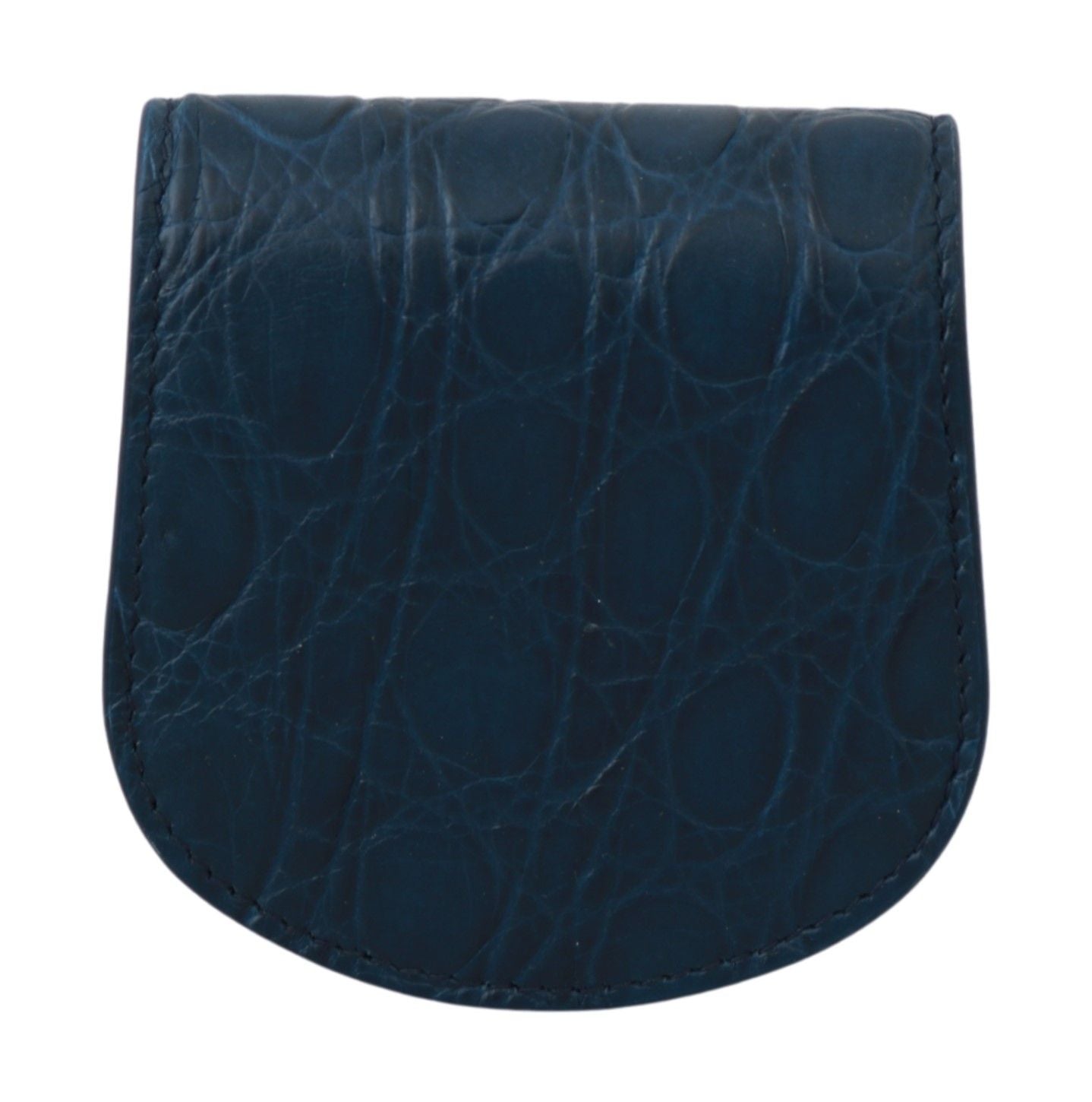 Dolce & Gabbana Blue Leather Holder Pocket Cm Case