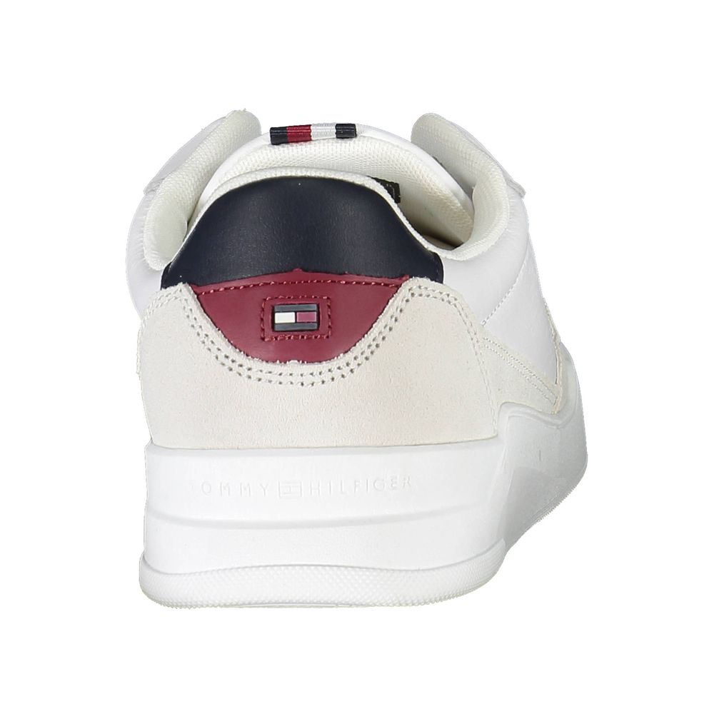 Tommy Hilfiger White Polyester Men Sneaker