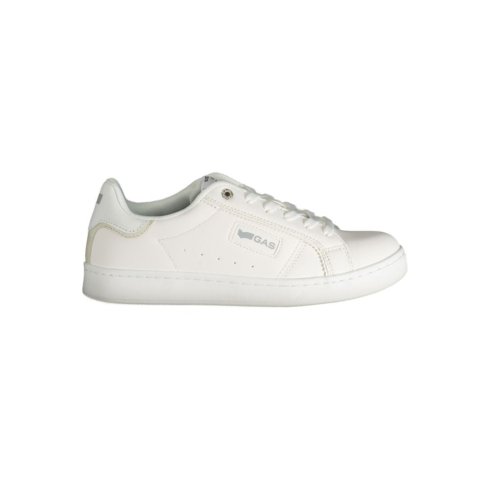 Gas White Polyester Sneaker