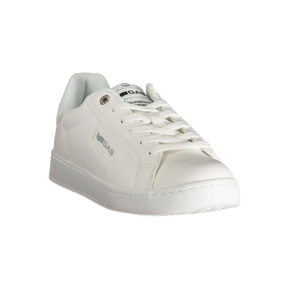 Gas White Polyester Sneaker