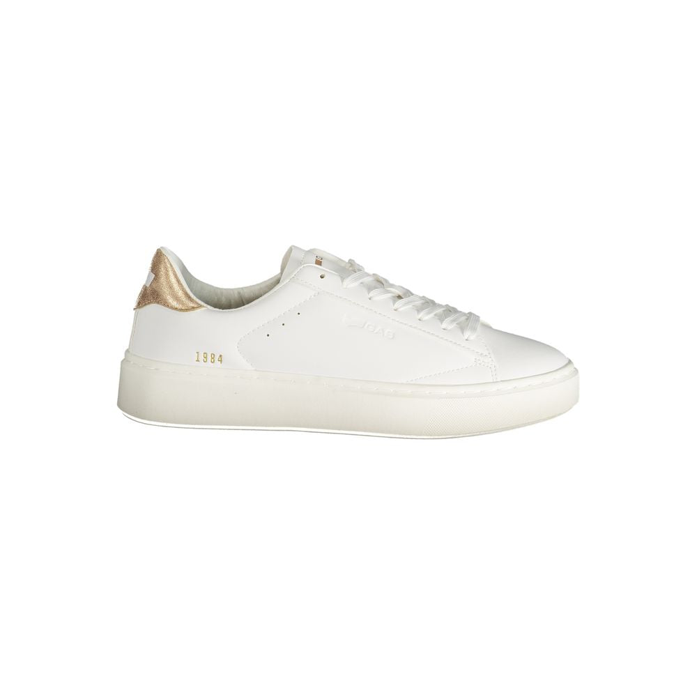 Gas White Polyester Sneaker