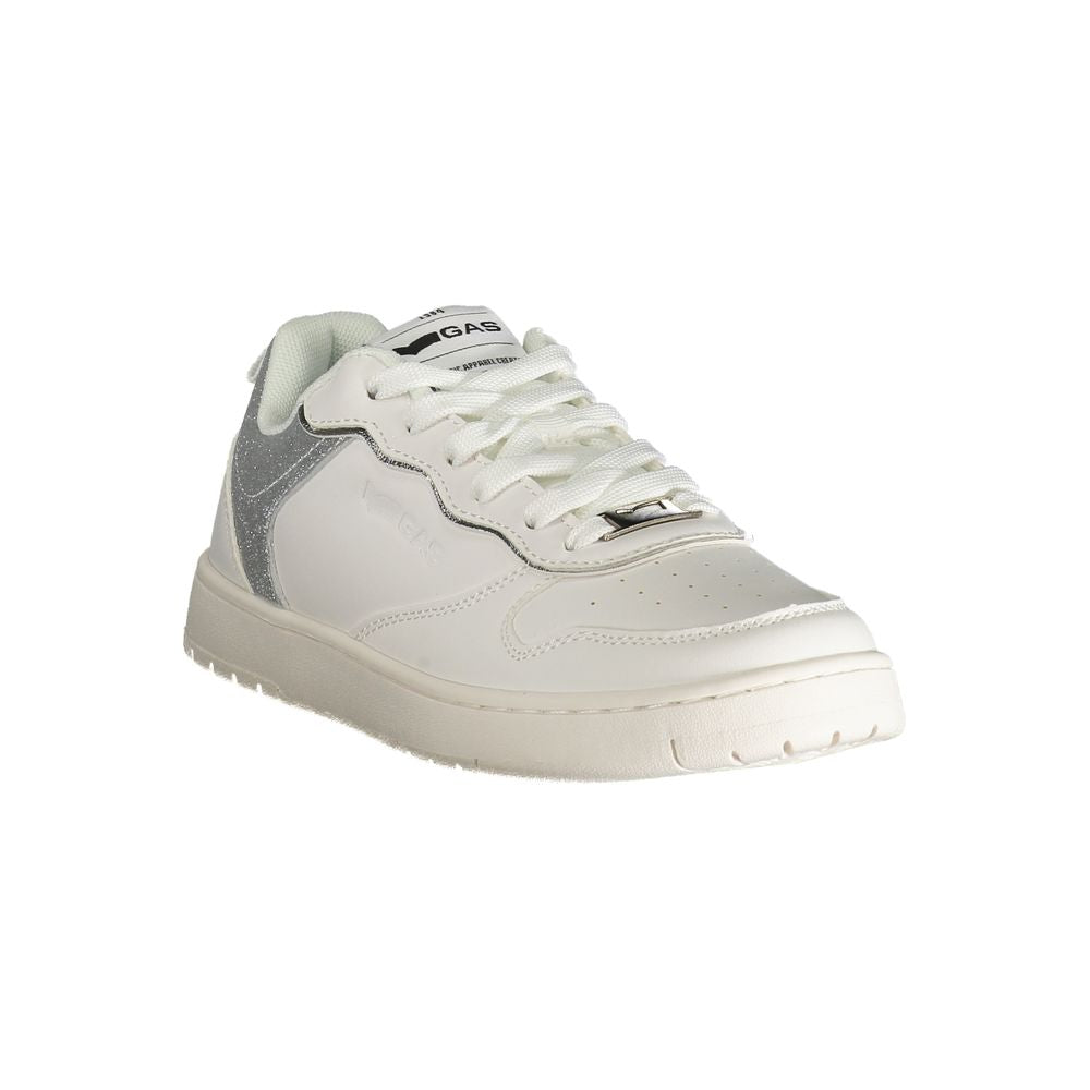 Gas White Polyester Sneaker