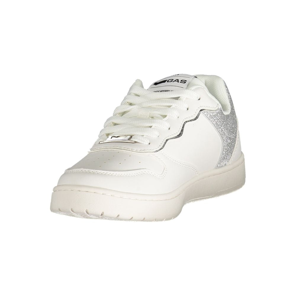 Gas White Polyester Sneaker