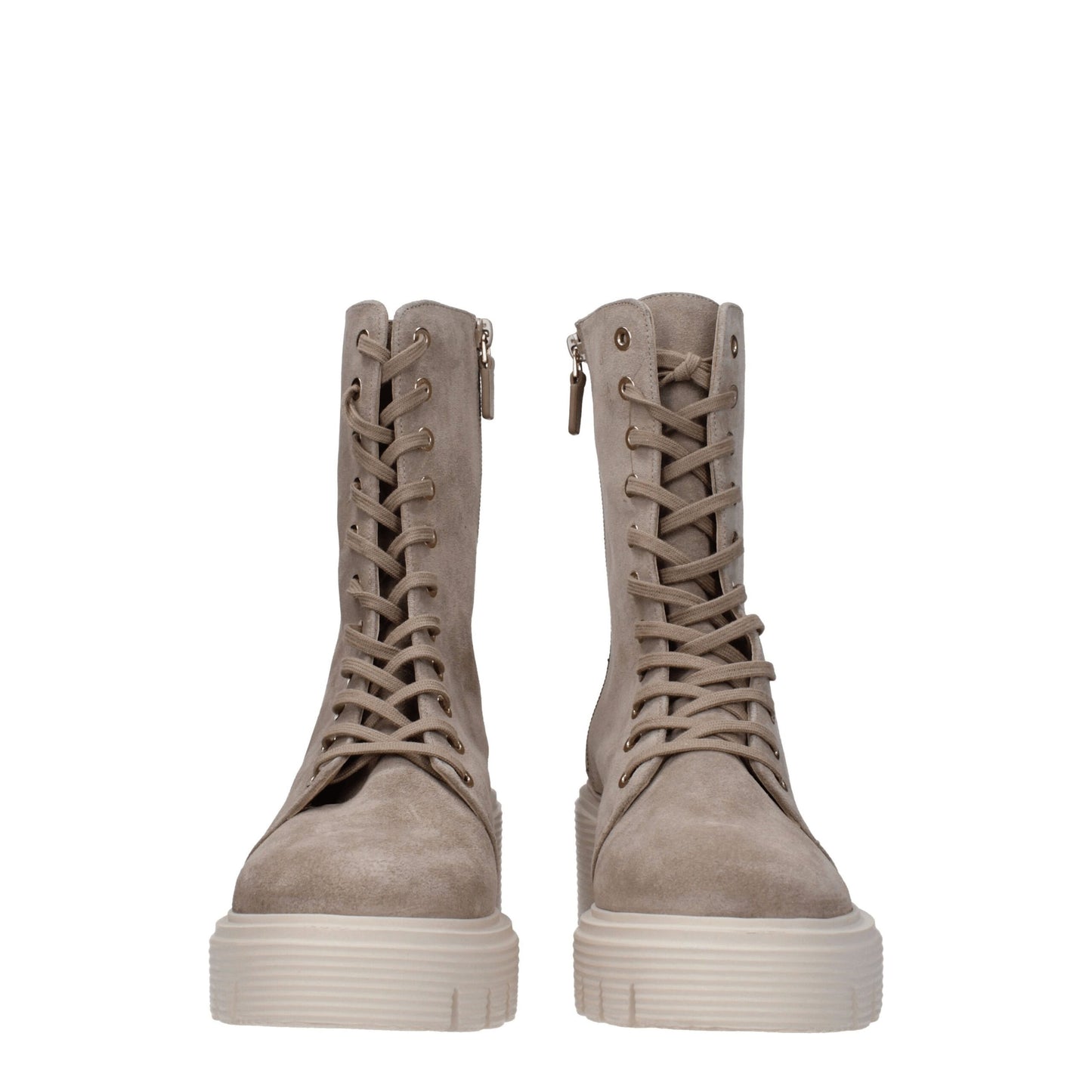 Stuart Weitzman Beige Leather Ankle Boots