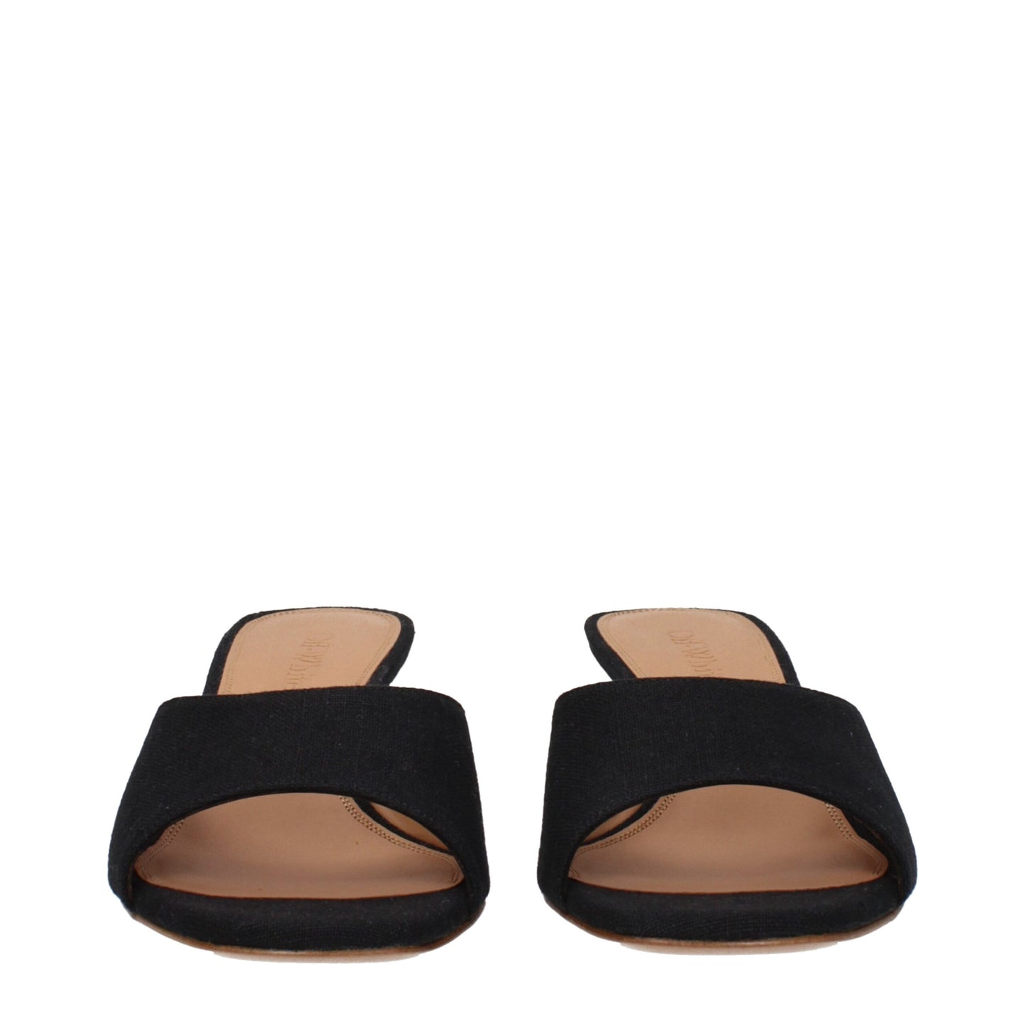Off-White Black Linen Sandals