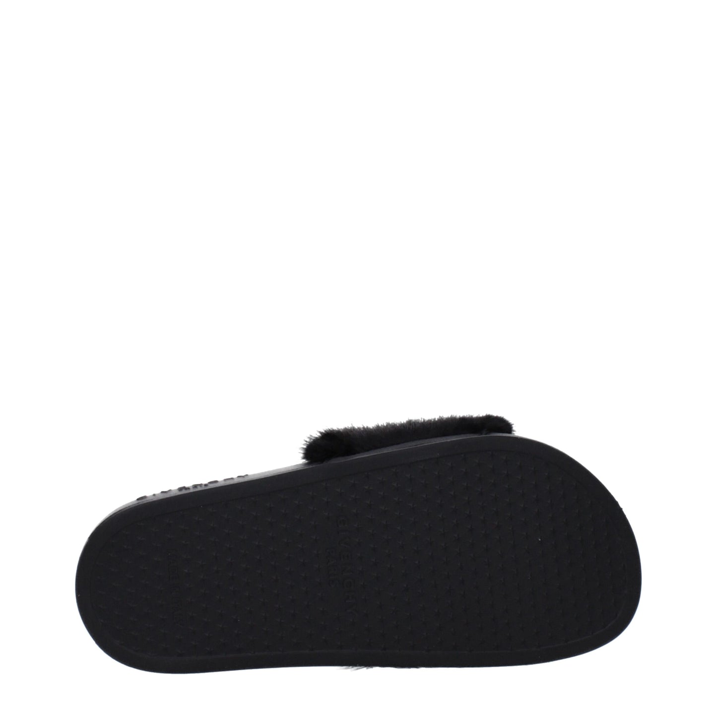 Givenchy Black Cotton Slippers