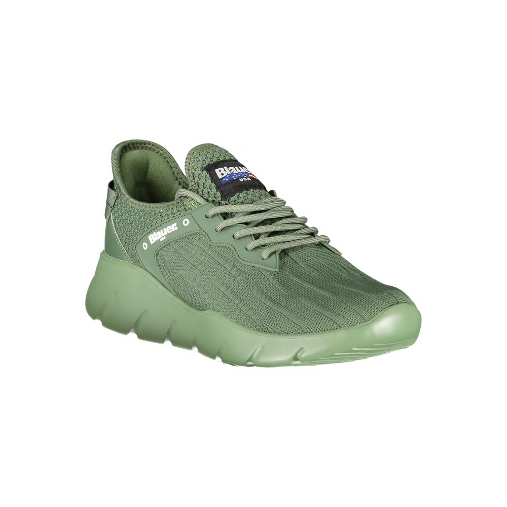 Blauer Green Polyester Men Sneaker