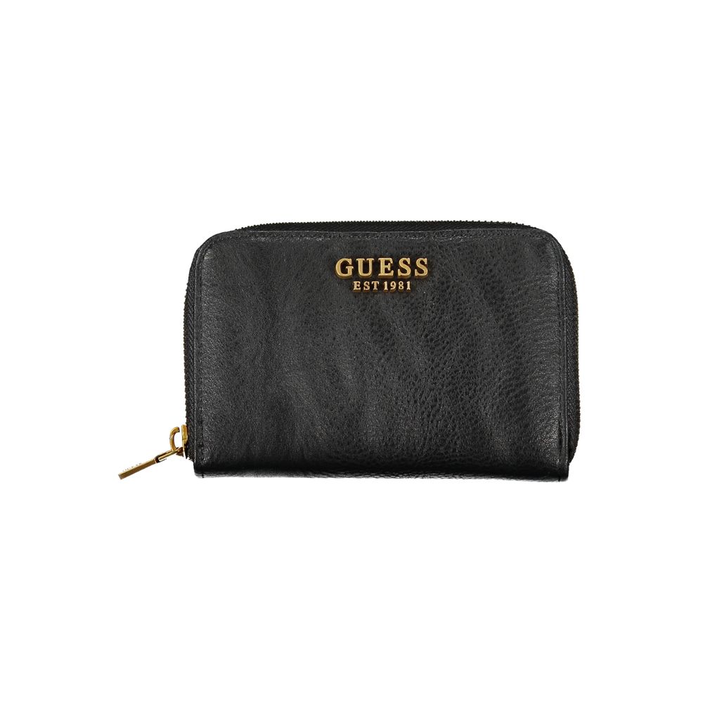 Guess Jeans Nero Poliuretano Women Wallet