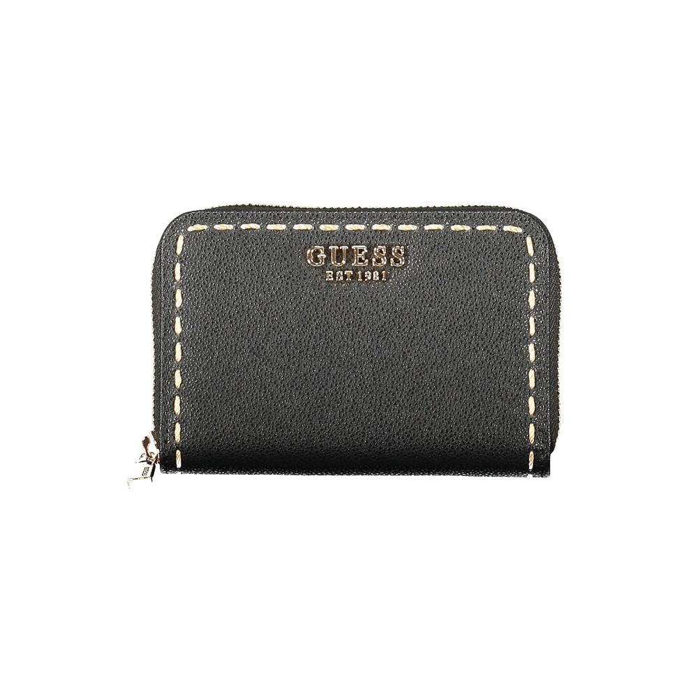 Guess Jeans Nero Poliuretano Women Wallet