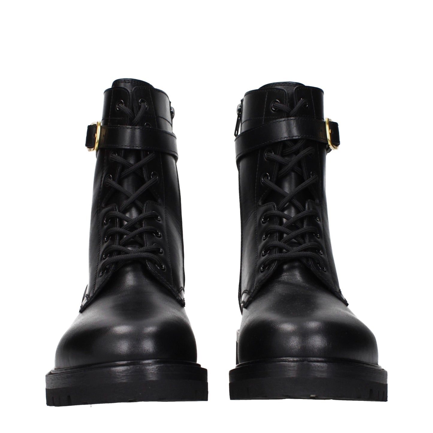 Celine Black Leather Ankle Boots