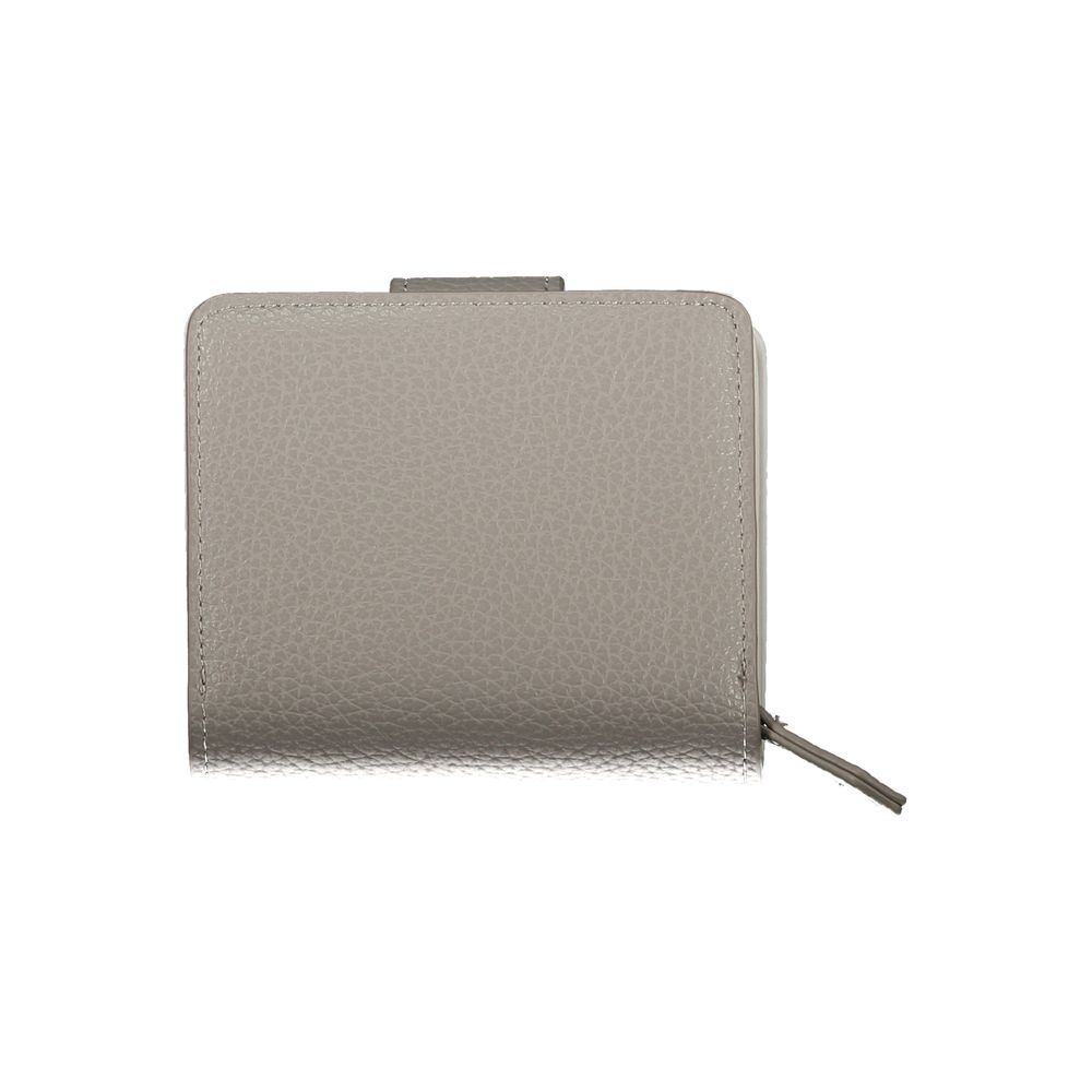 Mario Valentino Grigio Polyurethane Woman Wallet