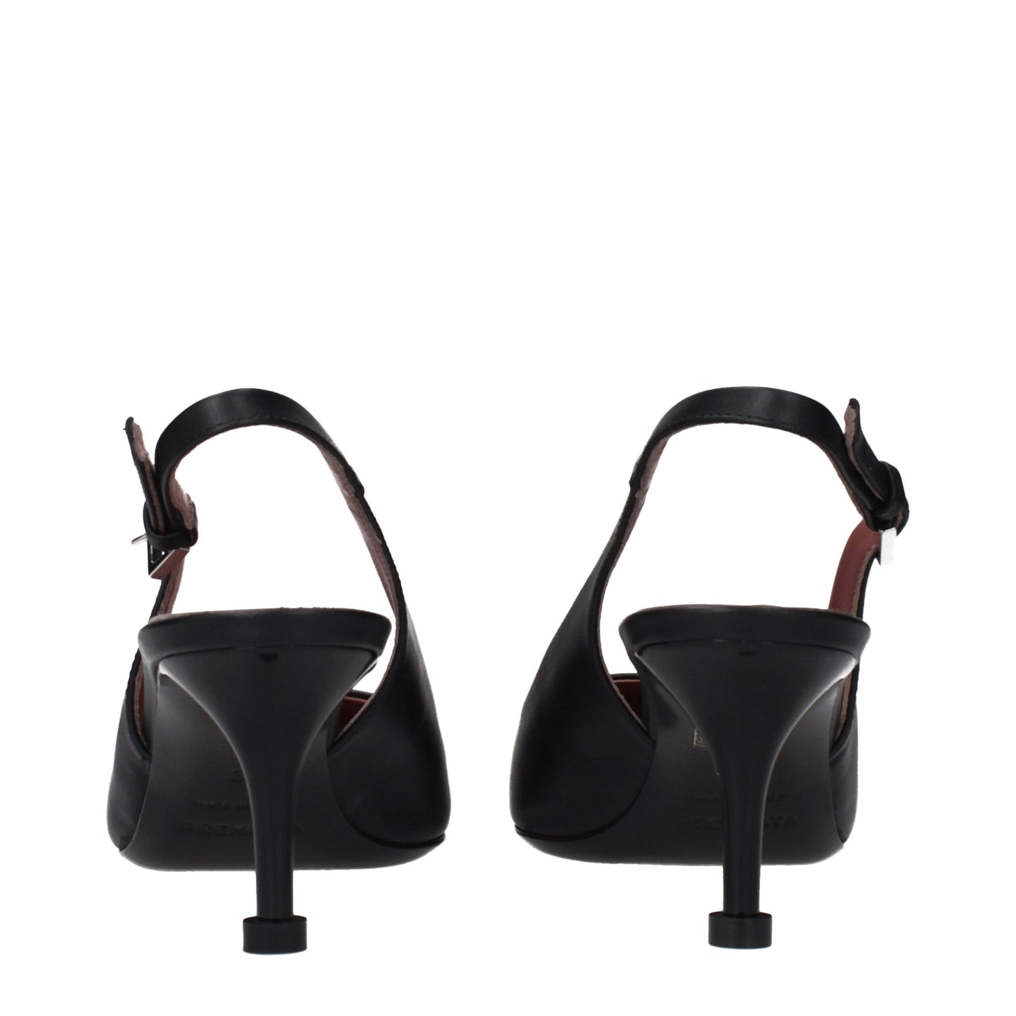 Premiata Black Leather Platform Pumps