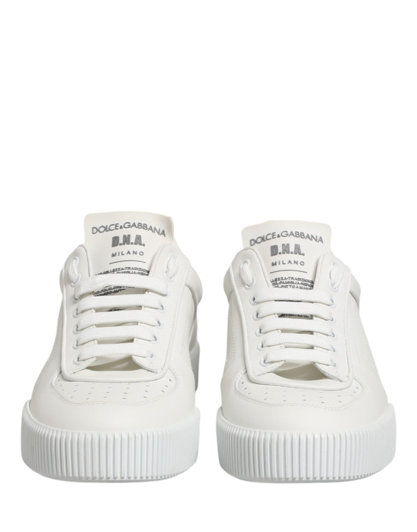Dolce & Gabbana MIAMI Calf Low Top Men Sneakers White