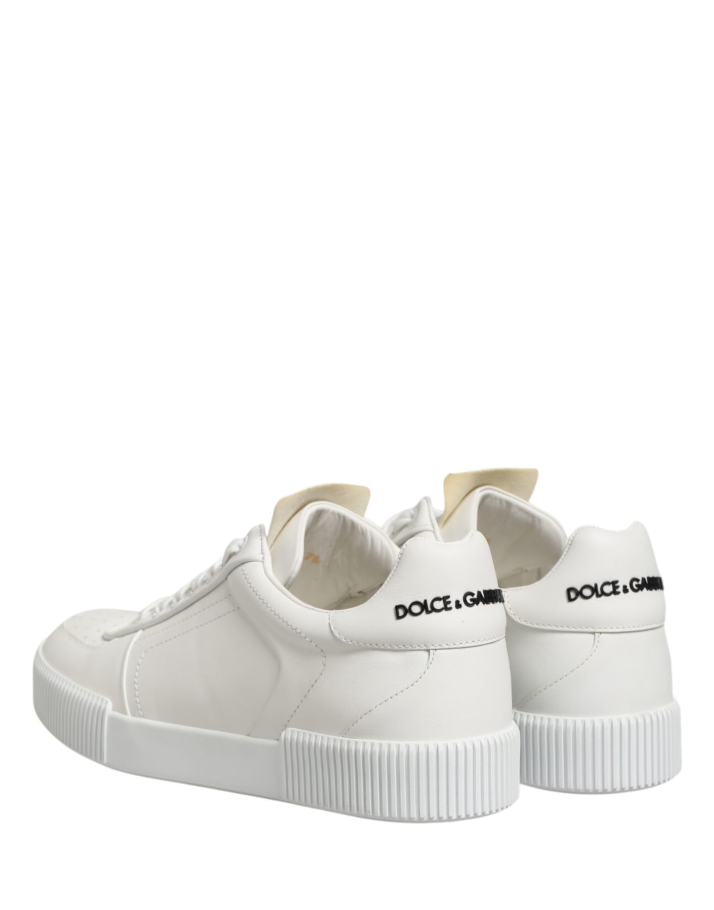 Dolce & Gabbana MIAMI Calf Low Top Men Sneakers White