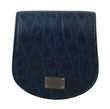 Dolce & Gabbana Blue Holder Pocket Wallet Blue Exotic Skin Cm Case