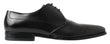 Dolce & Gabbana Black Derby Formal Dress Shoes