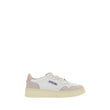 Autry White Leather Low Top Sneakers