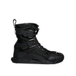 Dolce & Gabbana Black Nylon Lace-Up Boots