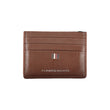 Tommy Hilfiger Sleek Leather Card Holder with Contrast Detailing