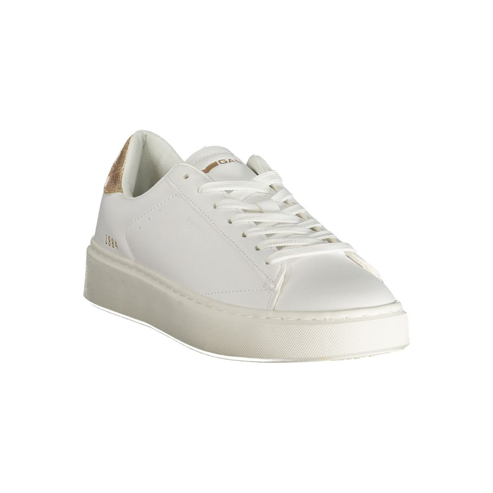 Gas White Polyester Sneaker