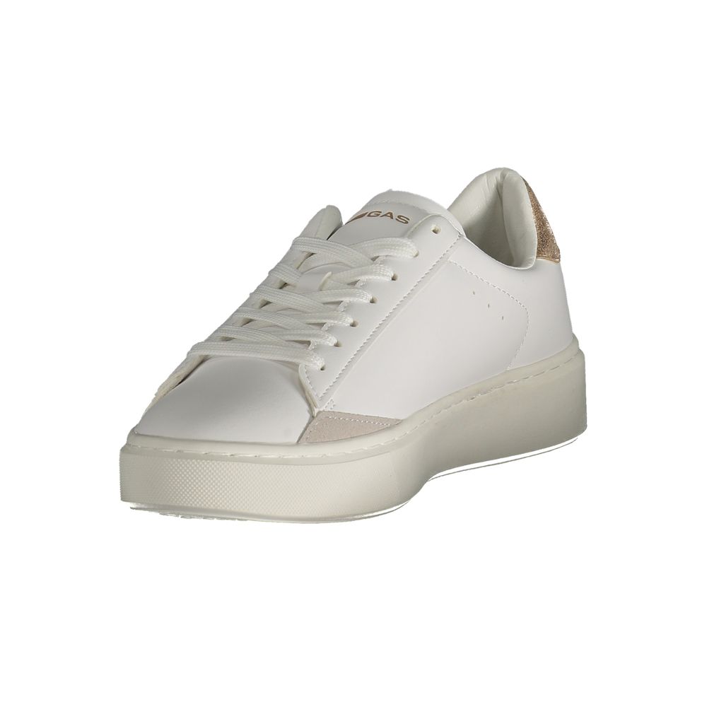 Gas White Polyester Sneaker