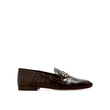 Salvatore Ferragamo Brown Calfskin Slip-On Loafers