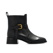 See By Chloé Black Calfskin Ankle Boots