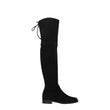Stuart Weitzman Black Leather Over The Knee