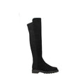 Stuart Weitzman Black Leather Over The Knee