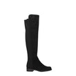 Stuart Weitzman Black Leather Over The Knee