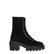 Stuart Weitzman Black Leather Ankle Boots