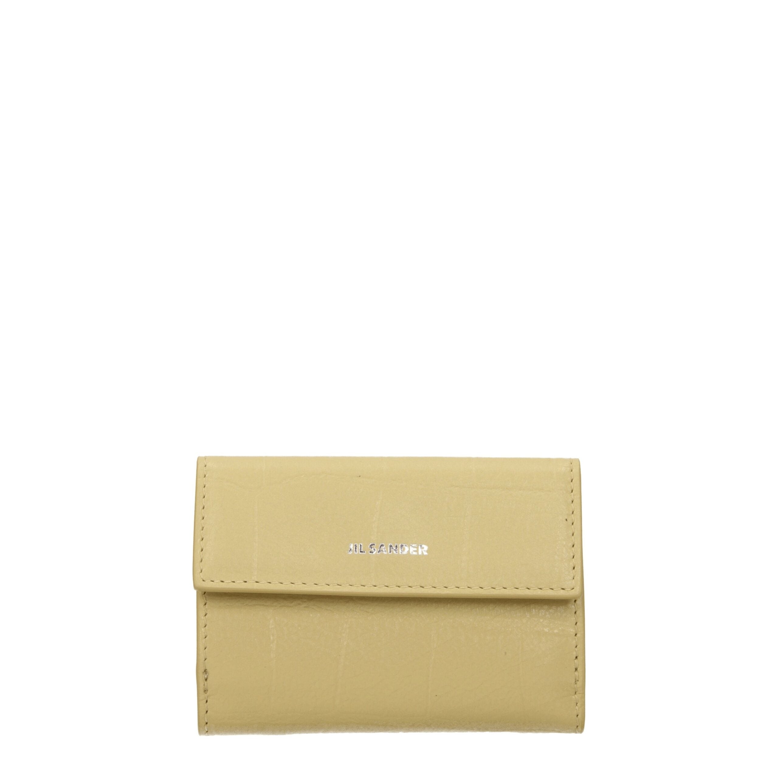 Jil Sander Yellow Leather Wallet
