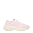 Miu Miu Pink Fabric Low Top Sneakers