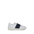 Valentino Garavani White Calf Leather Bos Taurus Low Top Sneakers