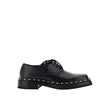 Valentino Garavani Black Calfskin Oxfords And Derbies