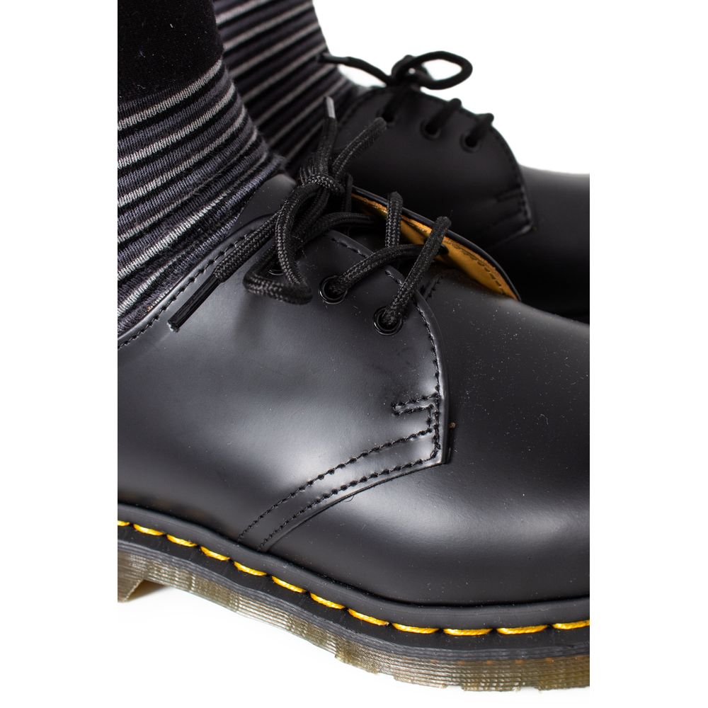 Dr. Martens Black Leather Oxfords And Derbies