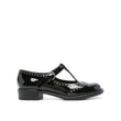 Miu Miu Black Calfskin Moccassin