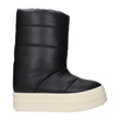 Rick Owens Black Leather Ankle Boots