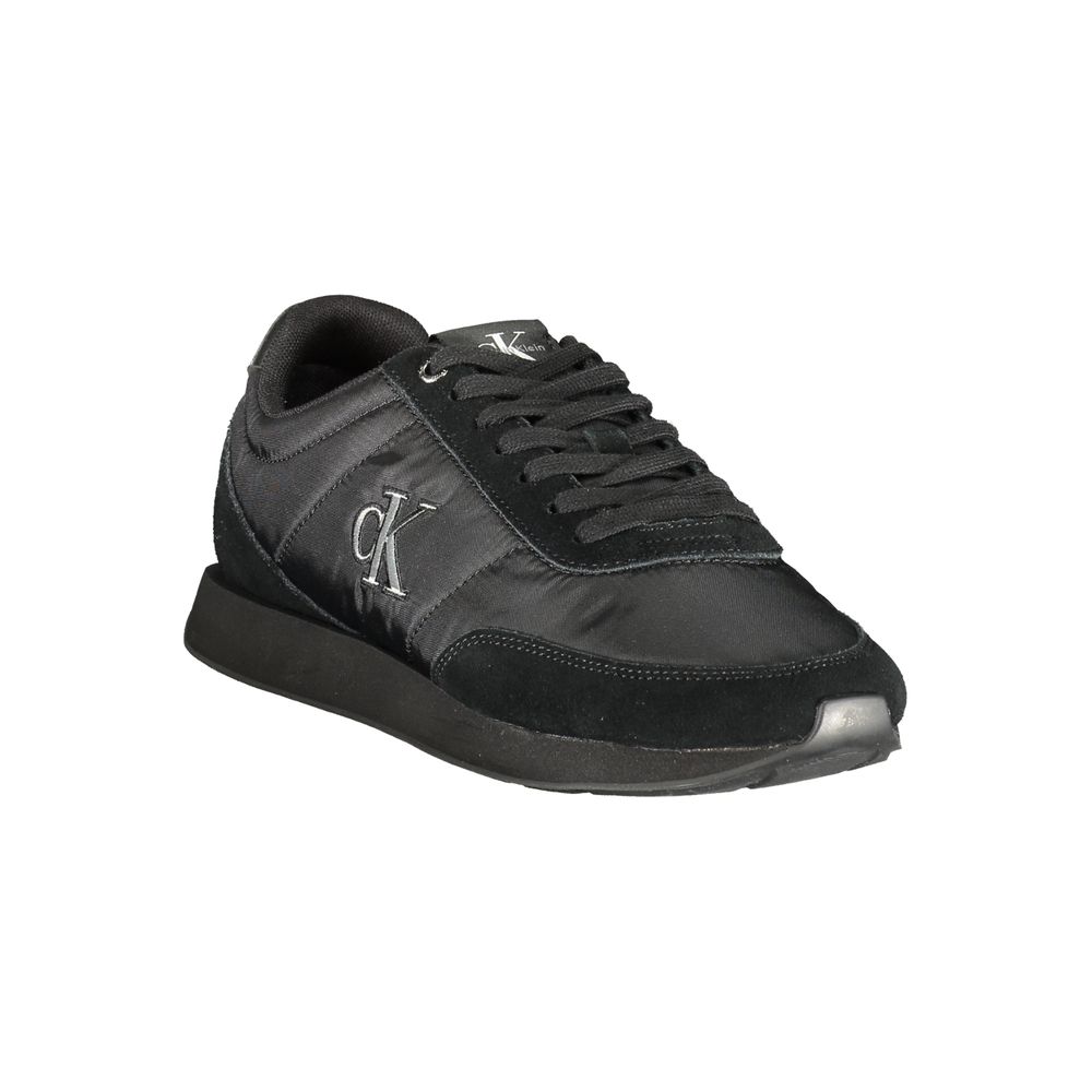 Calvin Klein Black Polyester Men Sneaker