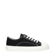 Moschino Black Fabric Low Top Sneakers
