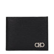 Salvatore Ferragamo Black Leather Wallets