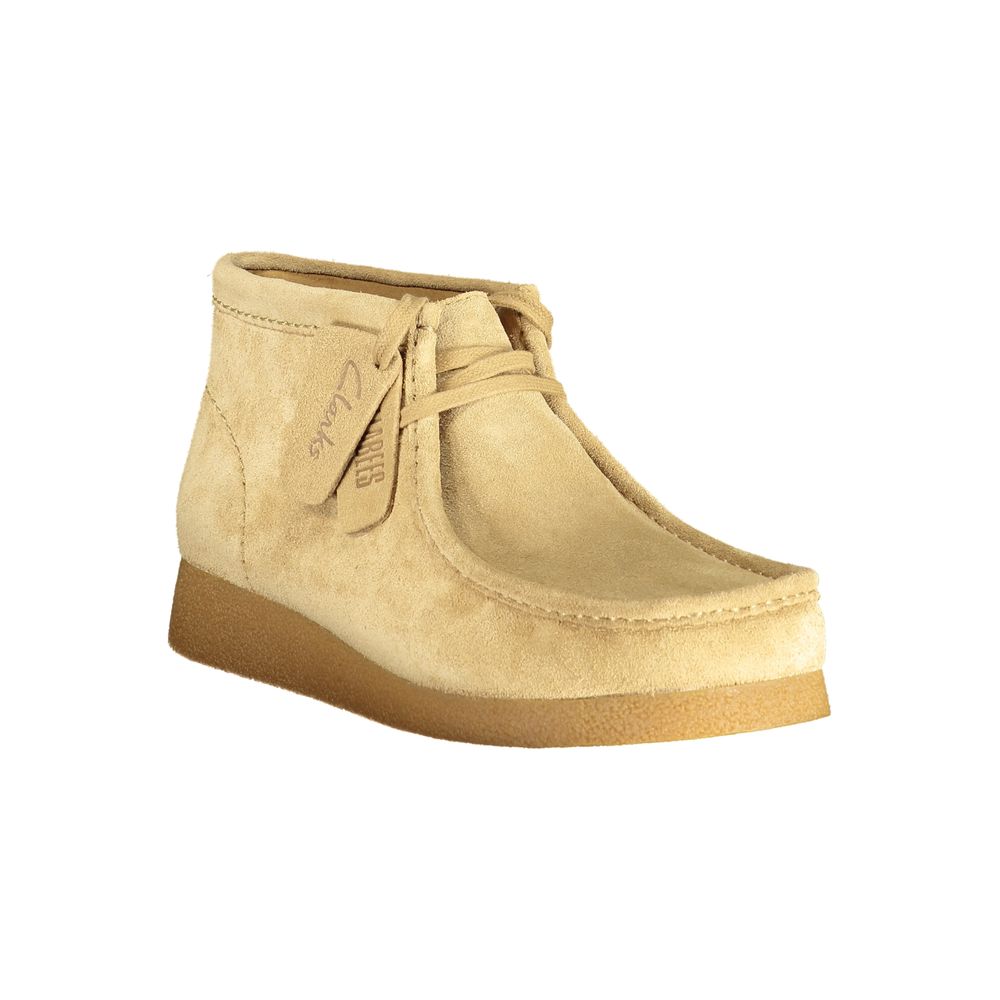 Clarks Beige Suede Men Sneaker