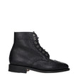 Thom Browne Black Leather Ankle Boots