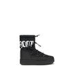 Moon Boot Black Nylon Lace-Up Boots