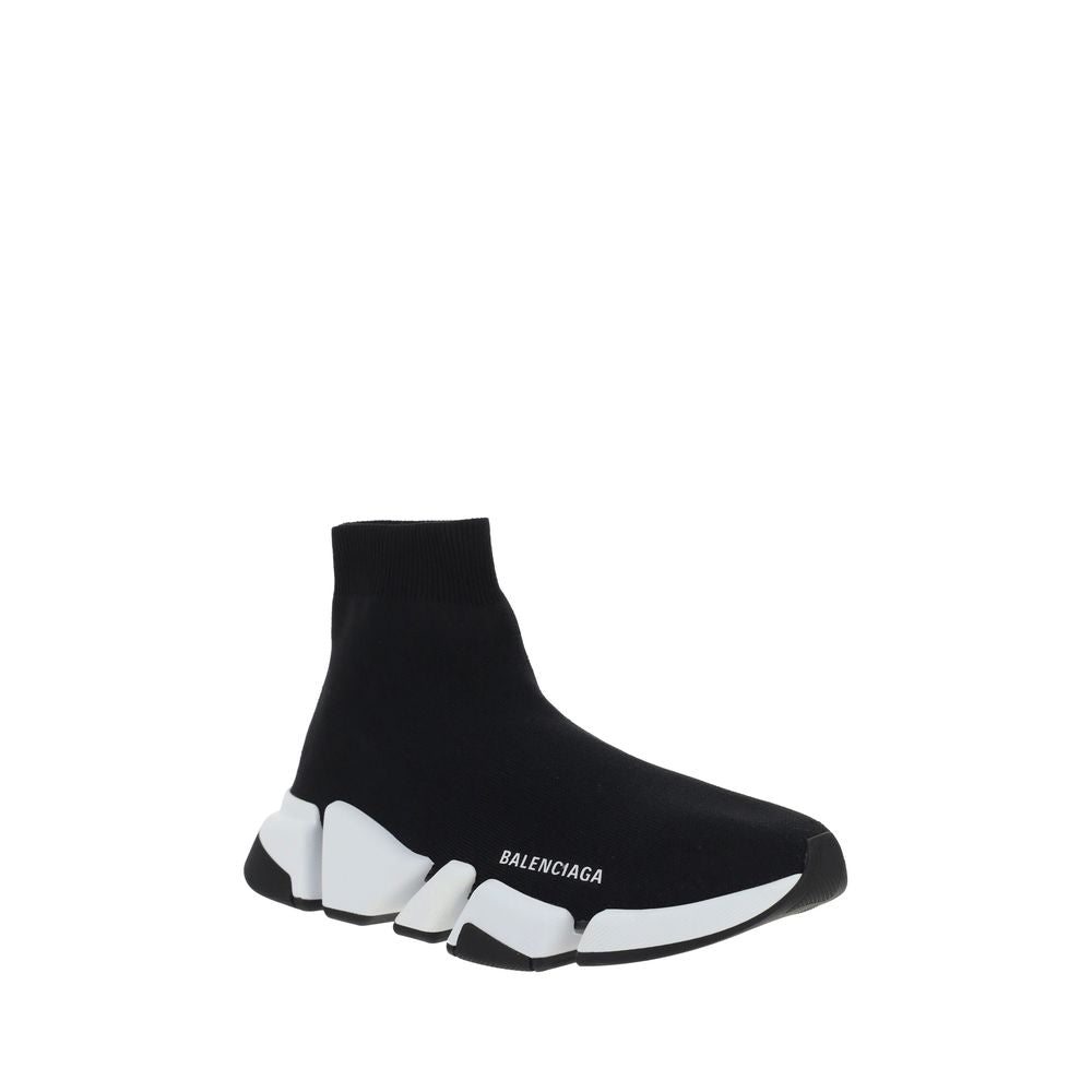 Balenciaga Black Polyester Athletic Sneakers