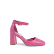 19V69 Italia Pink Artificial Leather Platform Pumps