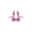 Aniye By Purple Leather High Heel Pumps