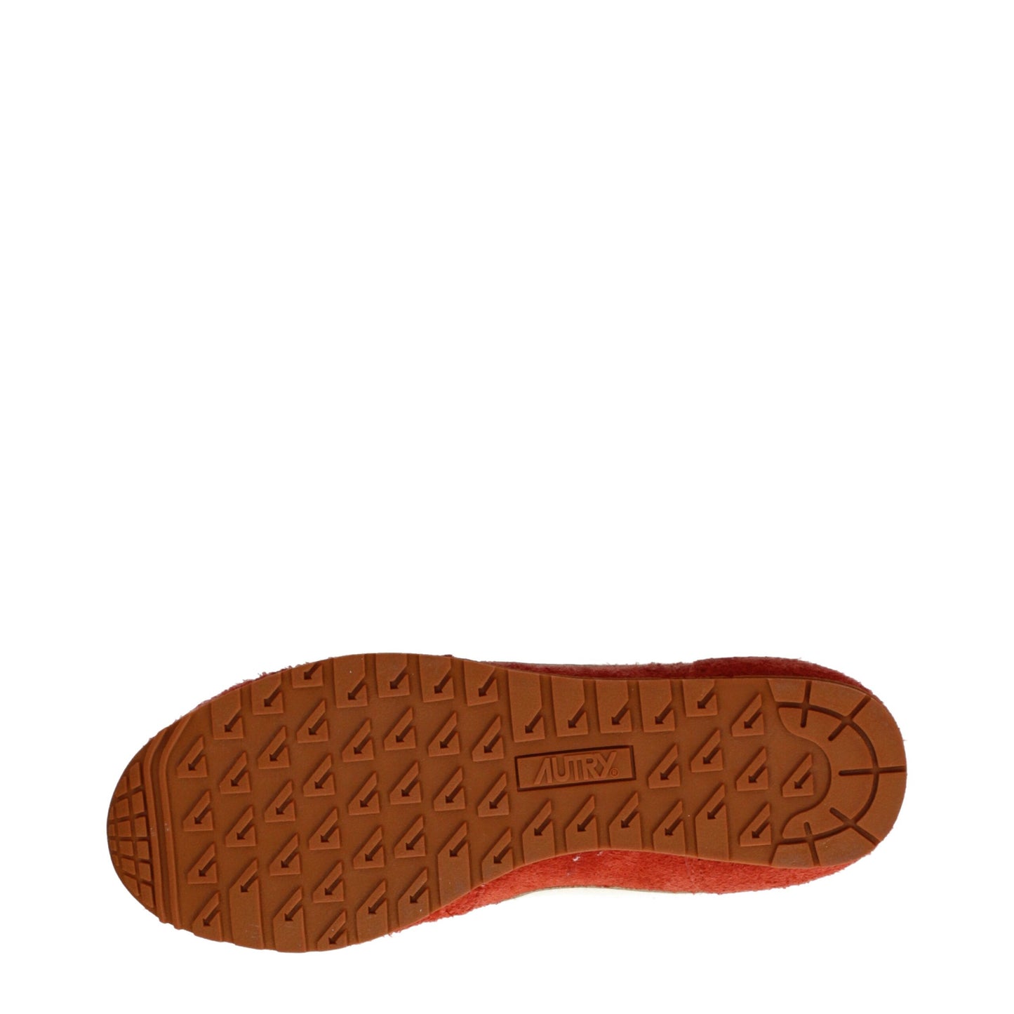 Autry Orange Leather Sneakers