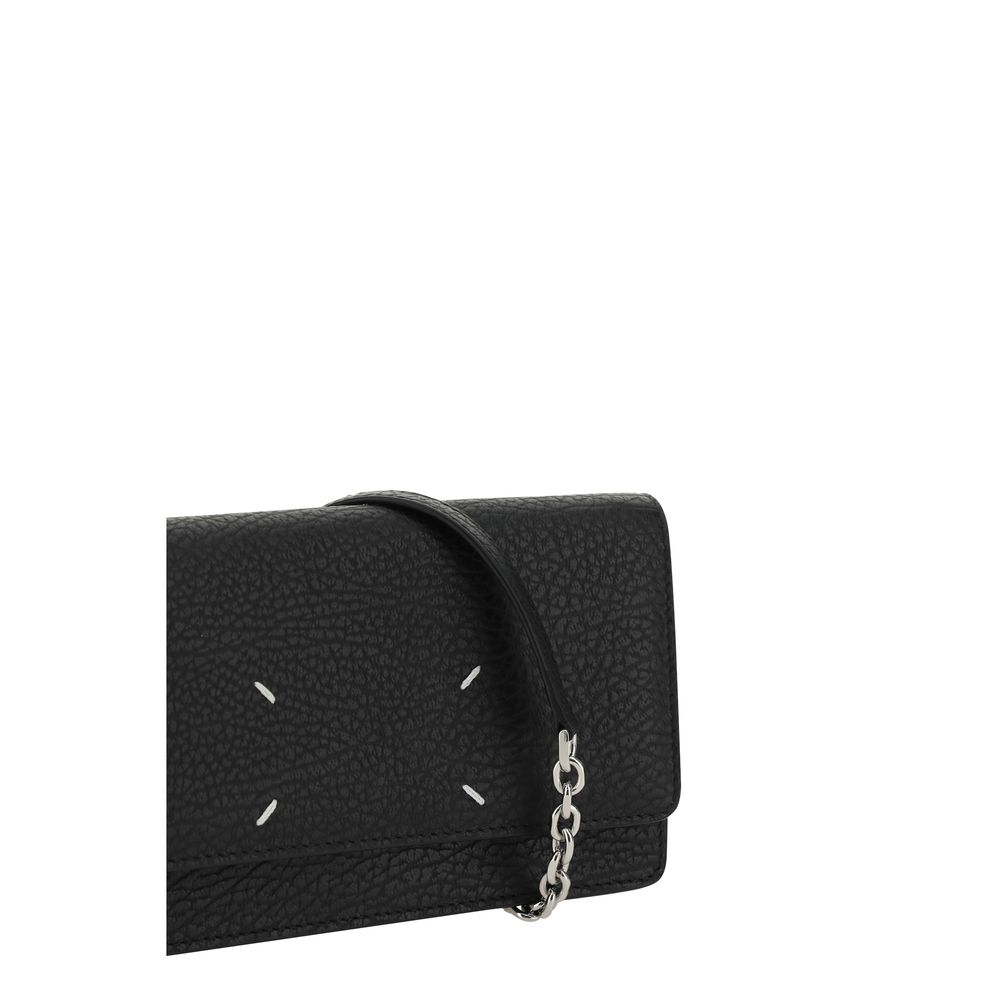 Margiela Black Calf Leather Bos Taurus Wallet